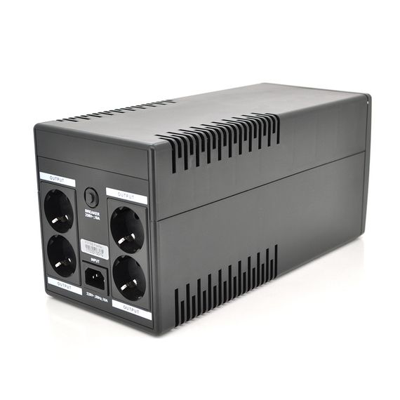 ДБЖ Ritar RTP1500 (900W) Proxima-L, LED, AVR, 3st, 4xSCHUKO socket, 2x12V9Ah, plastik Case ( 340 x 140 x 170 ) Q2 | Зображення 1