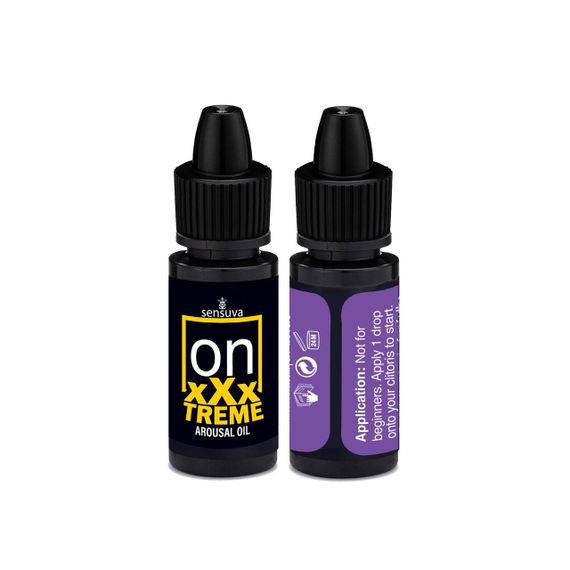Збуджувальні краплі для клітора Sensuva On xXxTREME Arousal Oil (5 мл) with Antidote (5 мл) + антидот Sex Aura | Зображення 2