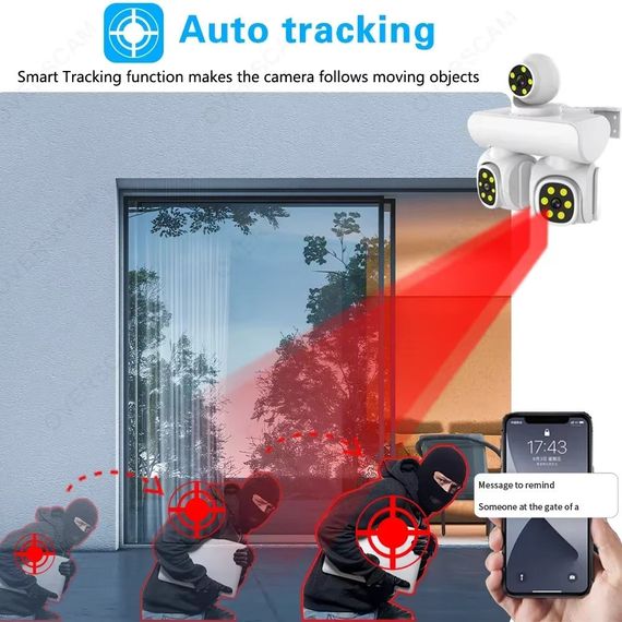 Вулична 12 MP IP WiFi камера 3 в 1 A100K  ICAM365 | Зображення 6