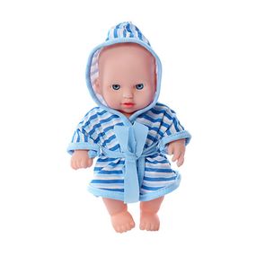 Детский игровой Пупс в халате Limo Toy 235-Q 20 см Синий