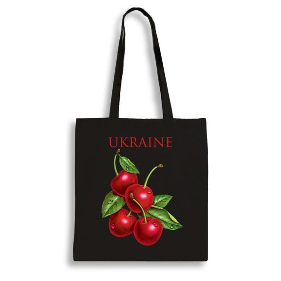 Екошопер BookOpt ВК4078 Ukraine Вишенька, Чорний | Зображення 1