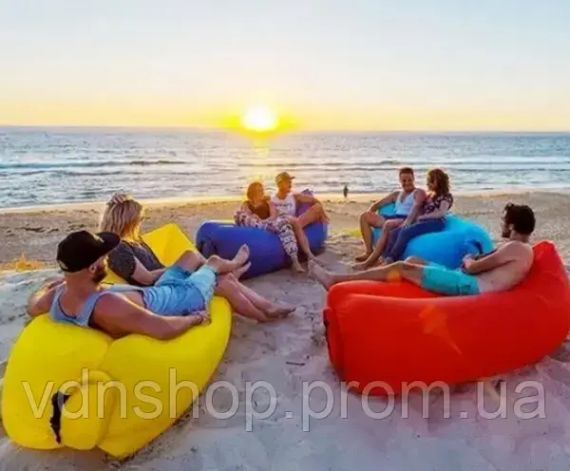 Ламзак надувний диван гамак матрац лежак Lamzac для відпочинку, пляжу, природи 200х60 см