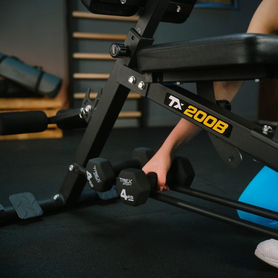 Лавка тренувальна Trex Sport TX-200B із партою Скотта | Зображення 8