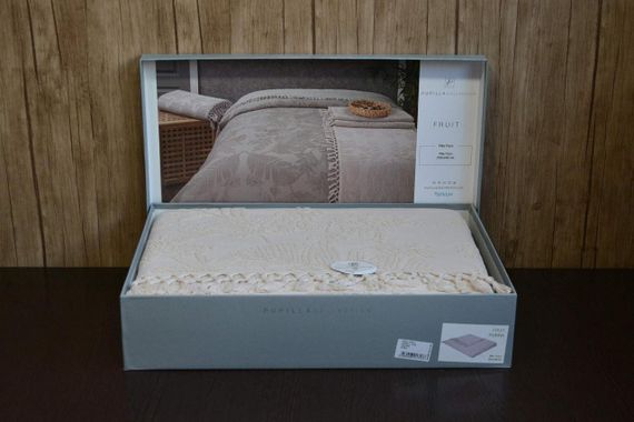 Махрове покривало Pupilla 220 х 240 см Fruit Pudra | Зображення 1