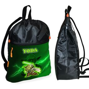 Рюкзак-мішок для взуття, спортивної форми Йода Star Wars дитяча сумка для змінки з розширювачем (01243)