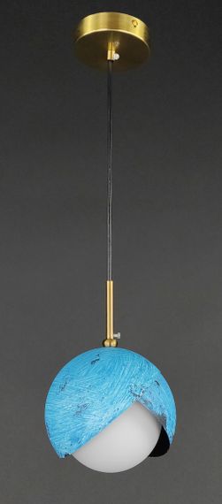 Люстра підвісна на 1 лампочку 27707 Латунь 30-180х15х15 см.