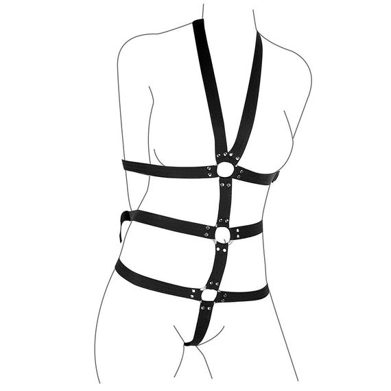 Набір для фіксації Art of Sex - BDSM Fixation Black Night Simple | Зображення 2