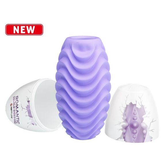 Мастурбатор PRETTY LOVE - Romantic double sided egg PURPLE