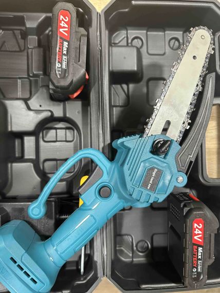 Мини пила  (24В​​​​​​​, 5,0 Ач)  Веткорез компактная и лёгка цепная пила аккумуляторная