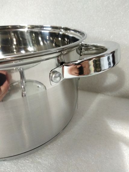Каструля Bohmann BH-0715-24, 6. 5 л, 24 см, з нержавіючої сталі з кришкою, для всіх типів плит | Зображення 3