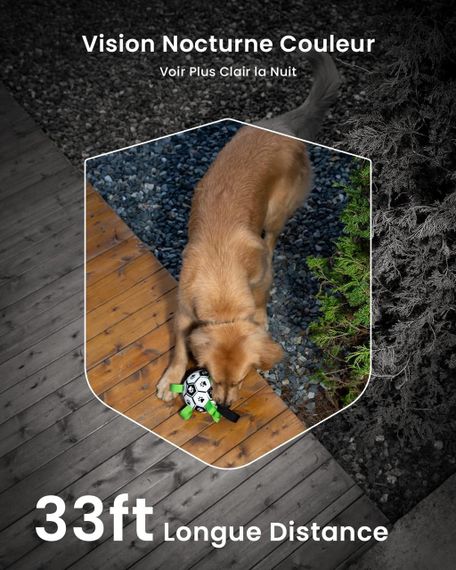 Камера відеоспостереження бездротова Wi-Fi з акумулятором для вулиці та дому IP65 з виявленням руху, двостороннім звуком, ieGeek | Зображення 4