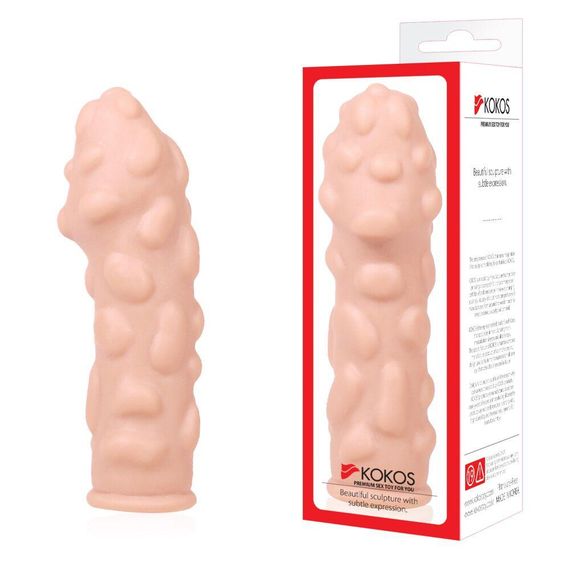Насадка на член Kokos Extreme Sleeve ES.11 размер M, утолщающая, стимулирующий рельеф sexstyle | Зображення 3