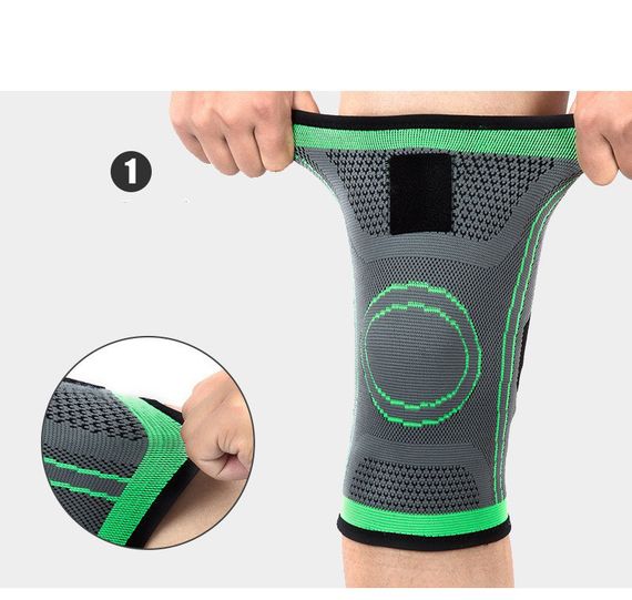 Наколінник еластичний бандаж на коліно компресійний Knee Support WN-26 спортивний з гумками, ортез | Зображення 3