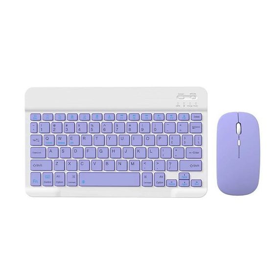 Бездротова Клавіатура та Миша Портативна Bluetooth з UA Розкладкою на Акумуляторі для ПК Комп'ютера Телефона Планшета на Android