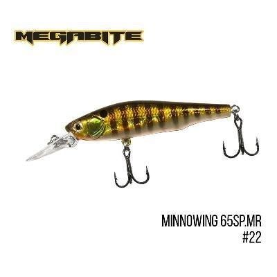Воблер Megabite  Minnowing 65 SP MR (65 mm, 5.5 g, 1.5 m) (22)