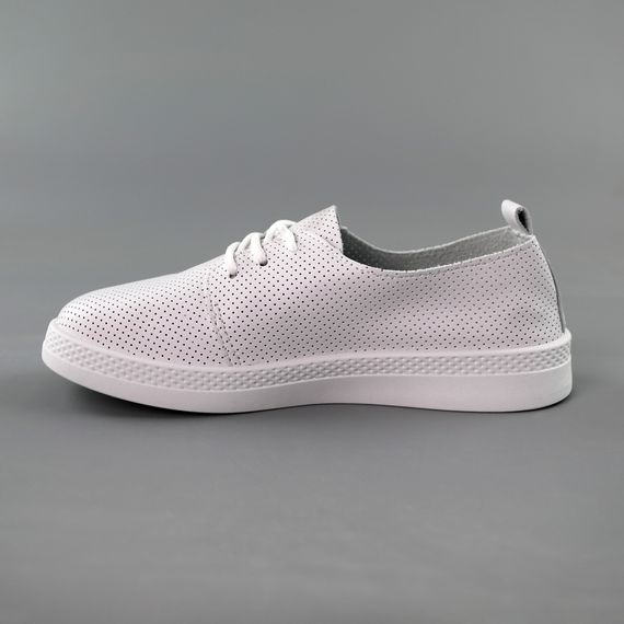 Кеди жіночі перфорація 591553 Білі 36 37 38 39 40 41 | Зображення 2