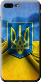 Чехол на iPhone 8 Plus Флаг и герб Украины 1 "375u-1032-17620"