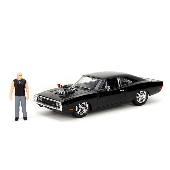 Игровая металлическая машинка Fast and Furious Додж Чарджер 1970 с фигуркой | Зображення 4