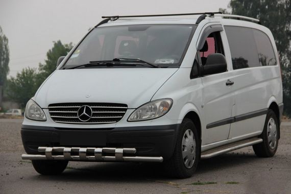 Губа нижняя Shark ST015 (нерж) 2010-2015 для Mercedes Vito W639