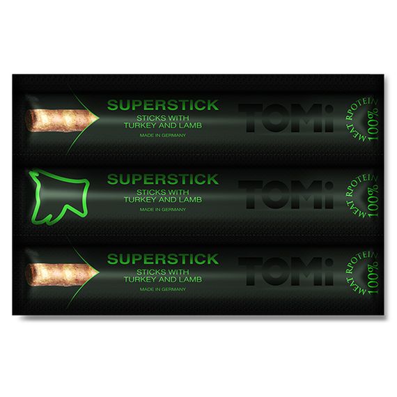 Ласощі для собак TOMi Sticks Dog Turkey & Lamb з індичкою та ягнятком 3 шт х 10 гр