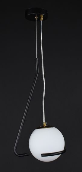 Люстра підвісна на 1 лампочку 27904 Чорний 45-90х23х15 см.