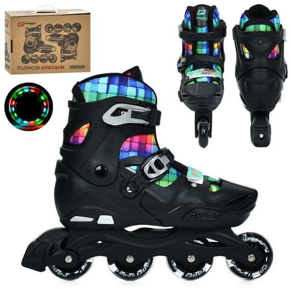 Дитячі розсувні ролики A4159-L-B, розмір 39-42