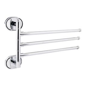 Полотенцедержатель тройной поворотный Lidz (CRM)-114.07.03