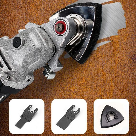 Насадка на болгарку реноватор М8 зі швидкознімним механізмом, диск 110-115 мм / Комплект насадок на кутову шліфмашинку | Зображення 4