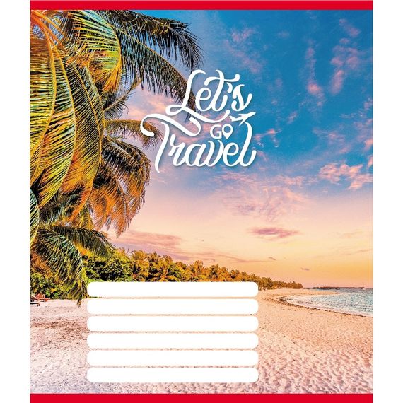 Тетрадь ученическая "В путешествие" 024-550276K-4 в клеточку, 24 листа