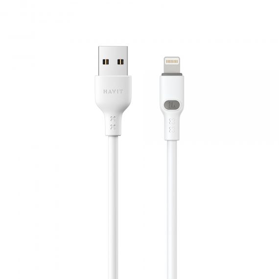 Кабель USB - Lightning HAVIT HV-CB6283 2.4A 1м White