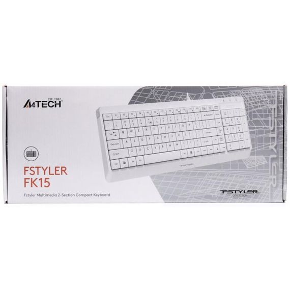 Клавіатура A4Tech FK15 White | Зображення 9