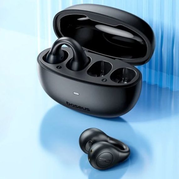 Бездротові навушники Baseus AS01 AirGo кейс Black | Зображення 1