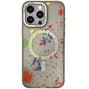 Чохол TPU+PC Flush with MagSafe для Apple iPhone 15 Pro (6.1") Titanium grey
