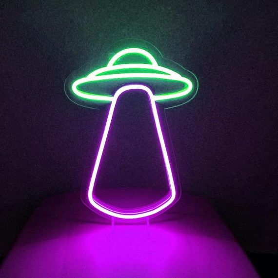 Неоновый светильник НЛО 210х310 acr-n000046 | Зображення 2