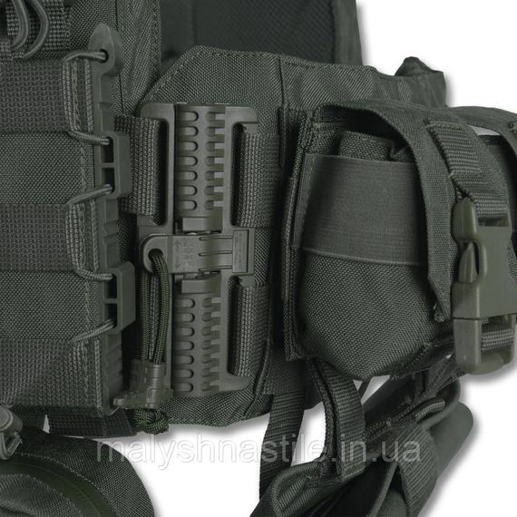Плитоноска швидкоскидна KIBORG GEN II +8 підсумків хакі | Зображення 7