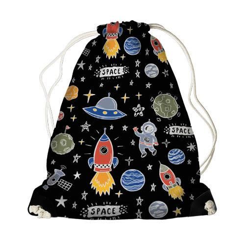 Рюкзак-мешок детский MINI Космос 26х36 см (DRM_UNI001_BL)