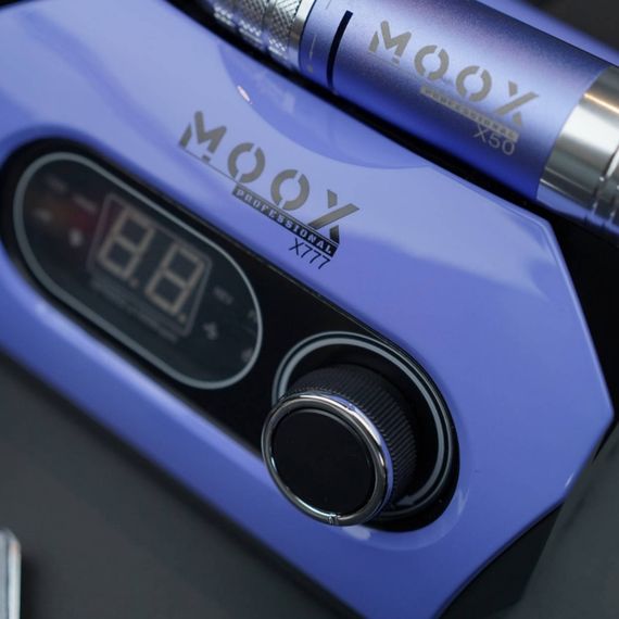 Фрезер Moox X777 50тис. об/хв, 70W фіолетовий (для манікюру і педикюру) | Зображення 1