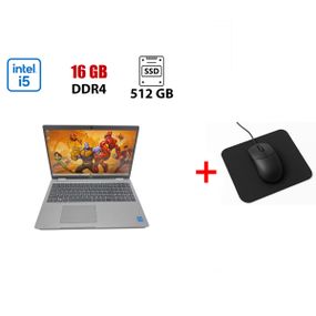 Ультрабук Dell Latitude 5530 / 15.6" (1920x1080) IPS / Intel Core i5-1235U (10 (12) ядер по 3.3 - 4.4 GHz) / 16 GB DDR4 / 512 GB SSD NVMe / Intel Iris Xe Graphics / WebCam б/у + Подарок  Мышка и коврик