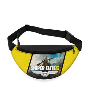 Дитяча сумка-бананка Sniper Elite 5 32х15 см на пояс або через плече (5986)