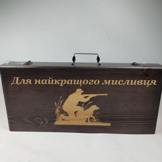 Подарочный набор для пикника Премиум (маленький) ручной работы (шампура и аксессуары). | Зображення 9