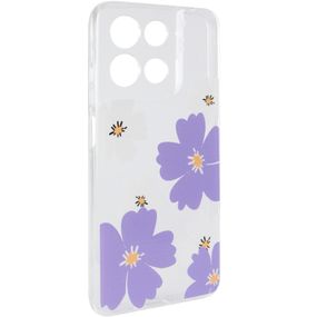 Чохол TPU Clear Joy для Motorola Moto G17 Power Pastel Daisies