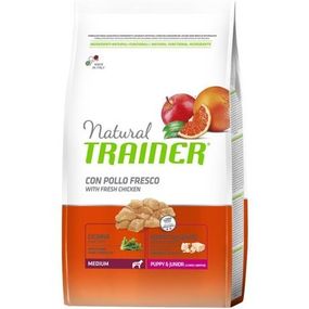 Корм Trainer Natural Super Puppy&Junior Medium сухий для цуценят середніх порід до 15 місяців 3 кг