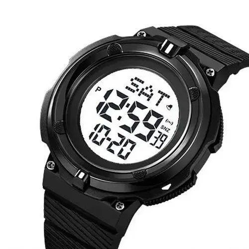 Годинник наручний чоловічий SKMEI 2010BKWT BLACK-WHITE, годинник армійський скмей, годинник спортивний. VH-876 Колір: чорний | Зображення 1