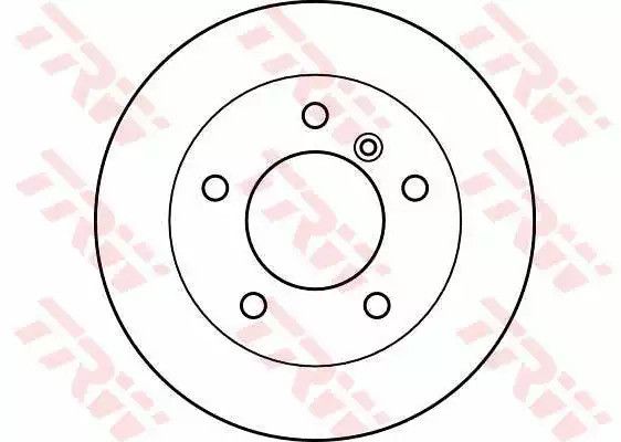 Диск гальмівний MERCEDES - VOLKSWAGEN G270/G300/G320/G36 AMG/G400/G500/G55 AMG/Sprinter 208, TRW (DF4088S) | Зображення 1