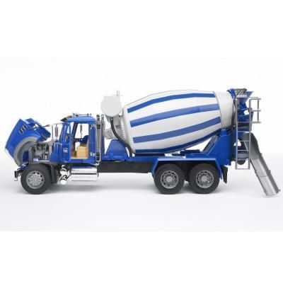 Спецтехника Bruder бетоновоз Mack Granite М1:16 cиний (02814) (02814) | Зображення 2