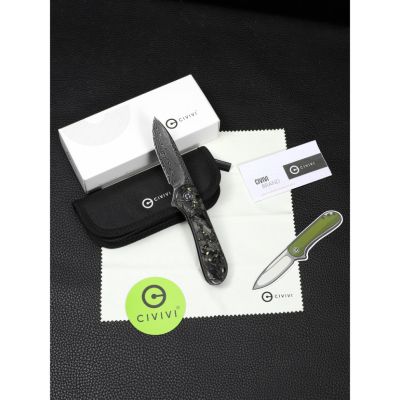 Нож Civivi Elementum, Damascus, Carbon Fiber (C907C-DS1) | Зображення 3