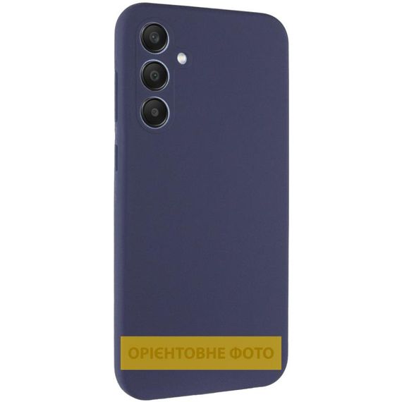 Чохол Silicone Cover Lakshmi Full Camera (AAA) для Samsung Galaxy S25 Edge Темно-синій / Midnight blue
