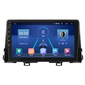 Штатна магнітола Lesko для Kia Picanto III 2017-2021 екран 9" 6/128Gb 4G Wi-Fi GPS Top Киа Пиканто