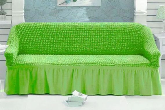 Турецький натяжний чохол на універсальний диван | Зображення 9