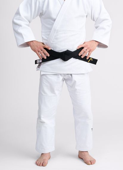 Чорний ліцензійний пояс для дзюдо IPPONGEAR, серія IJF, довжина 340 см | Зображення 5